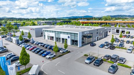 Autohaus Heuberger Füssen Seite Volkswagen Gebäude